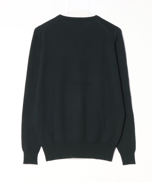 「JOHN SMEDLEY」 ニットカーディガン M グリーン メンズ_画像2