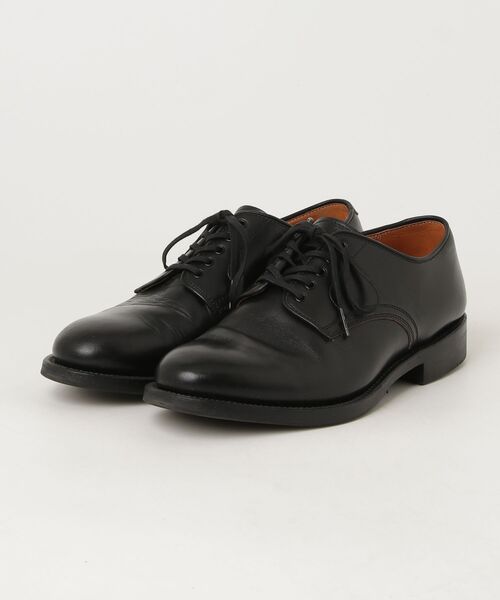 「WHEEL ROBE」 PLAIN TOE DERBY シューズ 7 ブラック メンズ
