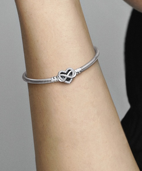 「Pandora」 ブレスレット 18cm シルバー レディース_5
