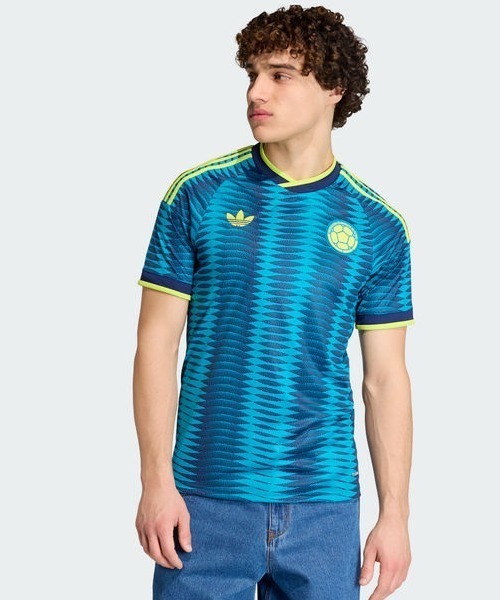 コロンビア 代表 アウェイ サッカーシャツ M adidas（アディダス） tシャツ コロンビア代表 26 アウェイ レプリカ
