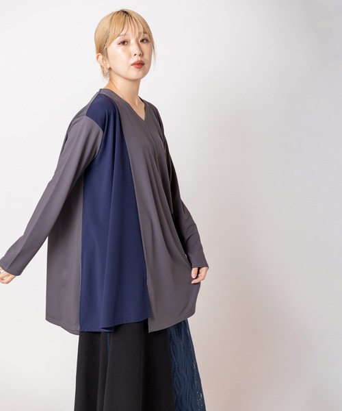 最終sale⭐︎新品✦︎OSMOSIS❤︎カットソー❤︎アシンメトリー フリル OSMOSIS（オズモーシス） tシャツ アシンメトリーフリルプルオーバー
