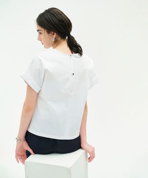 tシャツ バックジップTシャツ「CLEAN MOTION」 レディースの画像