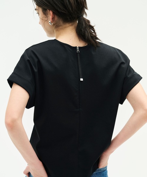 tシャツ バックジップTシャツ「CLEAN MOTION」 レディースの画像