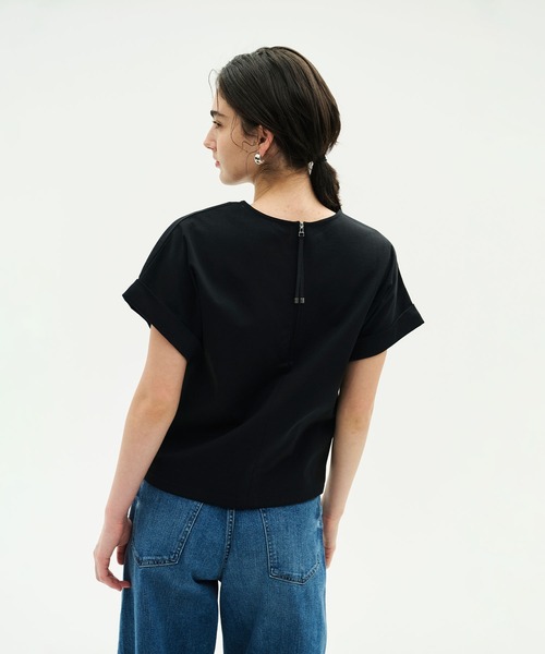 tシャツ バックジップTシャツ「CLEAN MOTION」 レディースの画像