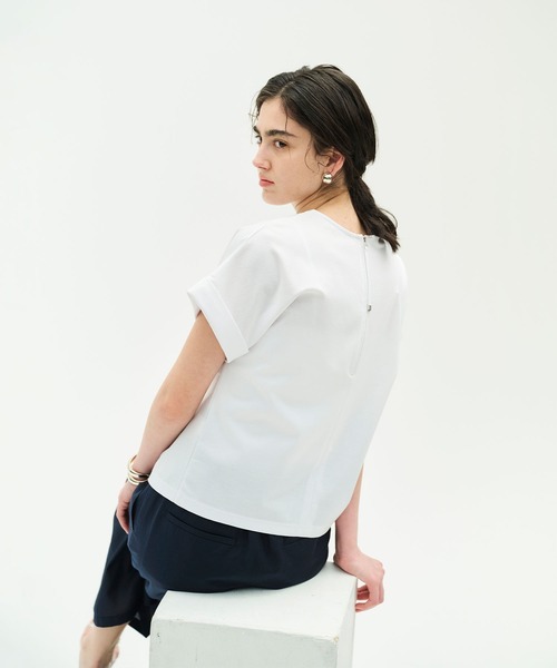 tシャツ バックジップTシャツ「CLEAN MOTION」 レディースの画像
