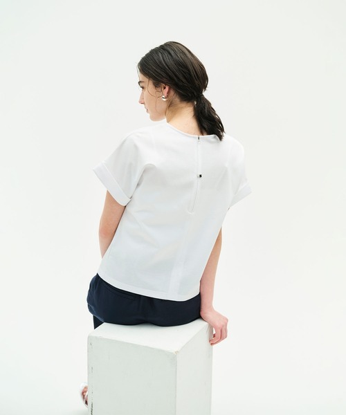 tシャツ バックジップTシャツ「CLEAN MOTION」 レディースの画像