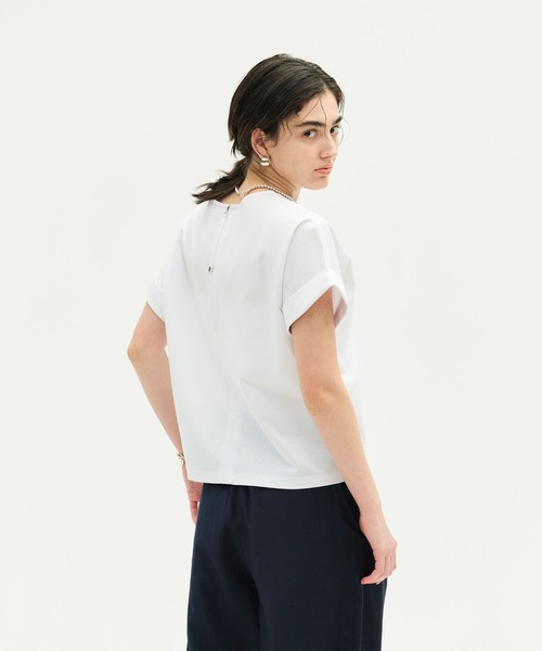 tシャツ バックジップTシャツ「CLEAN MOTION」 レディースの画像