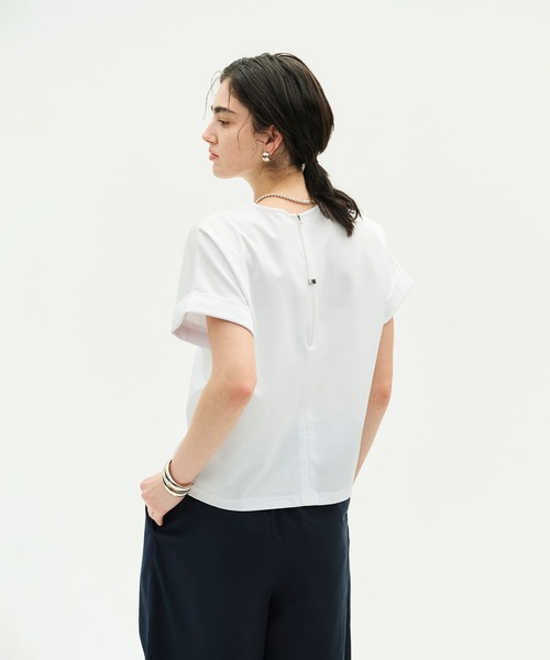 tシャツ バックジップTシャツ「CLEAN MOTION」 レディースの画像