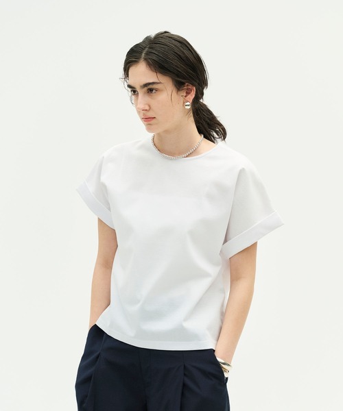 tシャツ バックジップTシャツ「CLEAN MOTION」 レディースの画像