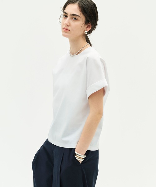 tシャツ バックジップTシャツ「CLEAN MOTION」 レディースの画像