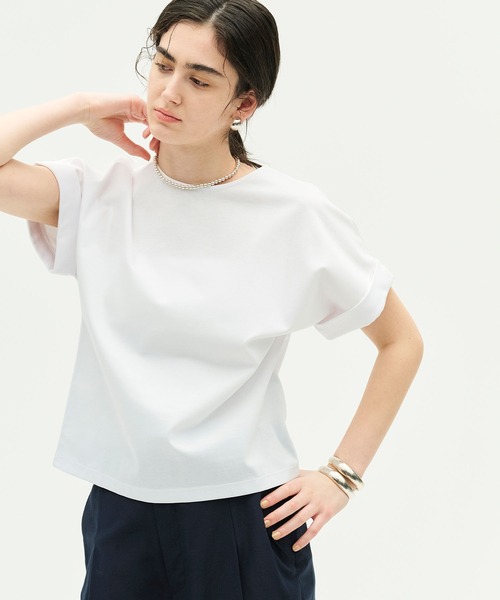 tシャツ バックジップTシャツ「CLEAN MOTION」 レディースの画像