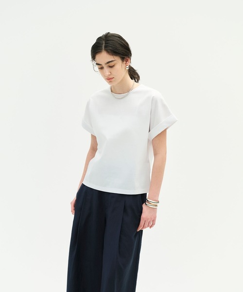 tシャツ バックジップTシャツ「CLEAN MOTION」 レディースの画像