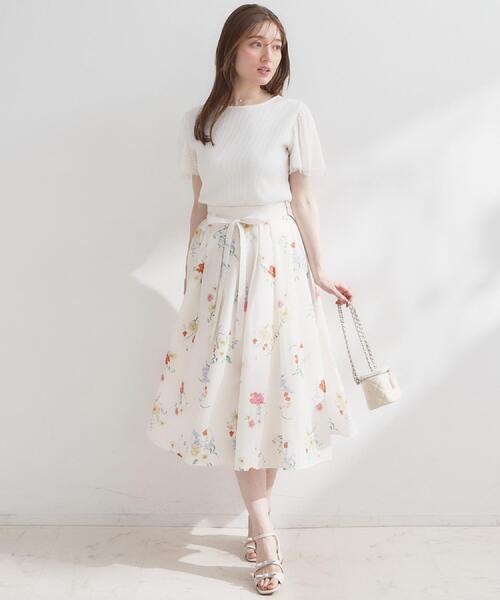 Couture Brooch（クチュール ブローチ） tシャツ 「洗える」袖レース 