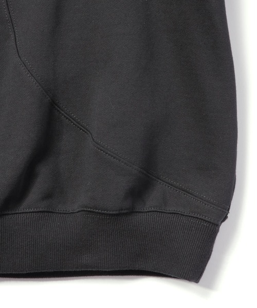 「Noen」 ジップアップパーカー LARGE ブラック メンズ_4