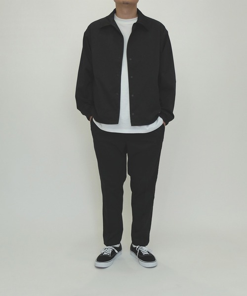 【加工あり】エフエーティー コーチジャケット ブラックDickiesコラボ Dickies（ディッキーズ） コート ジャケット マルチファンクション