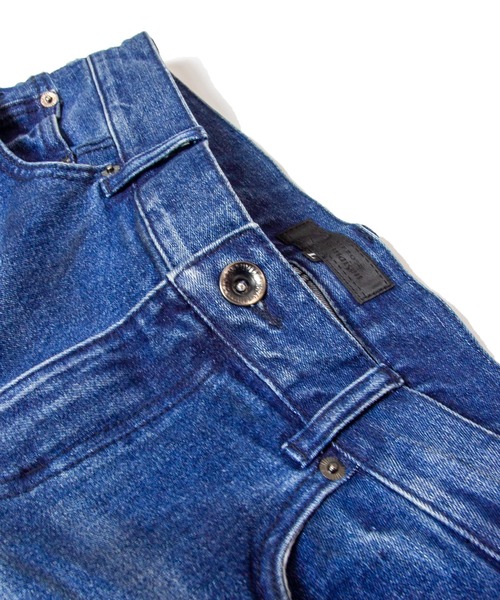 「JACKROSE」 スキニーデニムパンツ L インディゴブルー メンズ_画像8