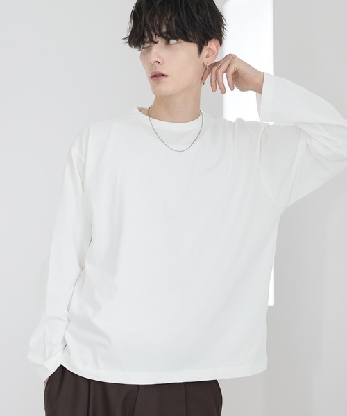 「ASTRONOMY」 長袖Tシャツ L ホワイト メンズ_画像3