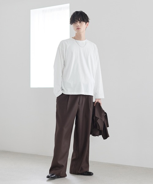 「ASTRONOMY」 長袖Tシャツ L ホワイト メンズ_画像8