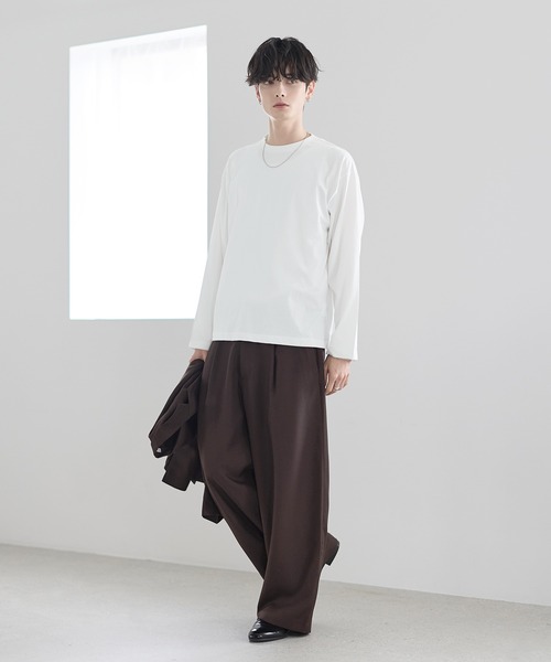 「ASTRONOMY」 長袖Tシャツ L ホワイト メンズ_画像9