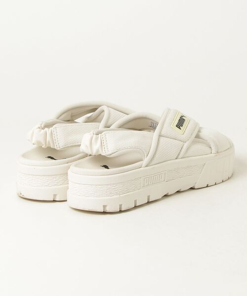 「PUMA」 フラットサンダル 25cm ベージュ レディース_画像2
