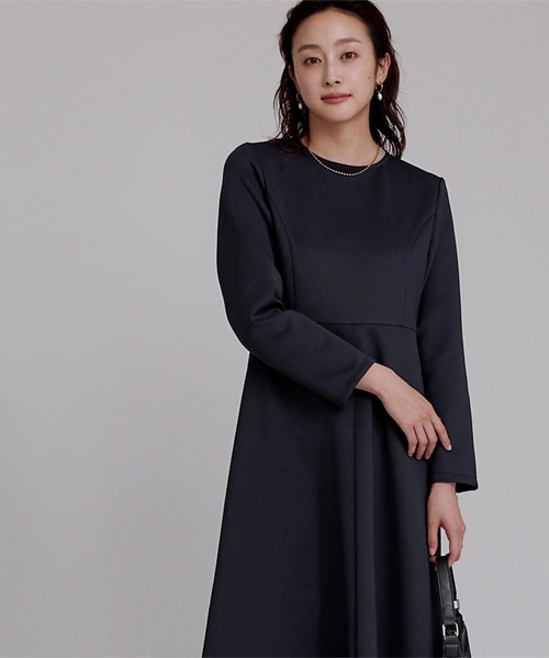 「ur's」 長袖ワンピース M ホワイト レディース_画像6