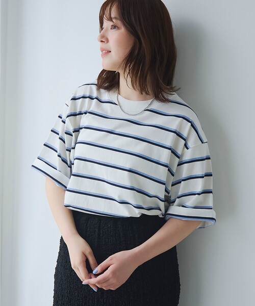coen（コーエン） tシャツ USAコットンサーフボーダー半袖Tシャツ