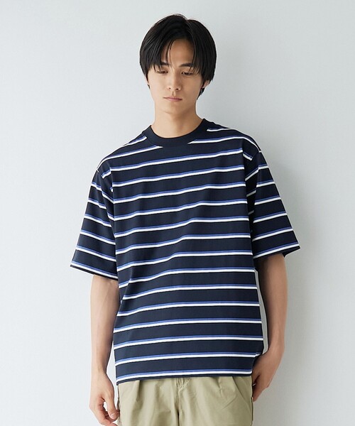 coen（コーエン） tシャツ USAコットンサーフボーダー半袖Tシャツ