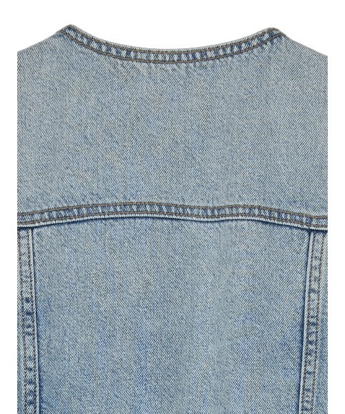 Ameri（アメリ） ワンピース 夏 MEDI REMAKE I LINE DENIM DRESS