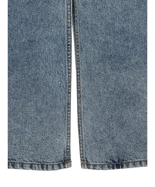Ameri（アメリ） ワンピース 夏 MEDI REMAKE I LINE DENIM DRESS