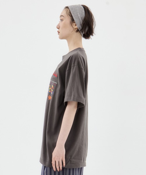 「TOGA」 半袖Tシャツ M ダークグレー レディース_画像5