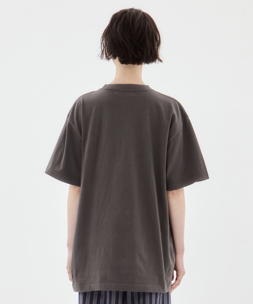 「TOGA」 半袖Tシャツ M ダークグレー レディース_画像6