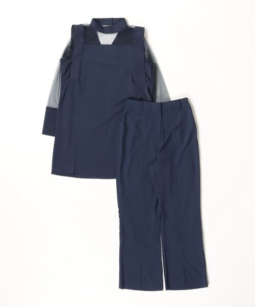「terrace」 セットアップ MEDIUM ネイビー レディース_画像2