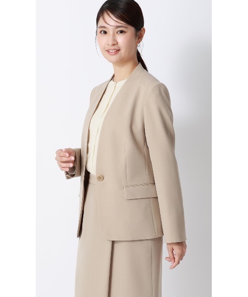 「AOYAMA」 「AnchorWoman」長袖ブラウス M サックスブルー レディース_画像9