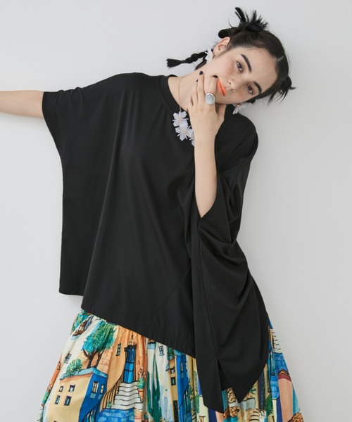 manana suerte（マニャーナスエルテ） tシャツ 半袖 アシンメトリー異