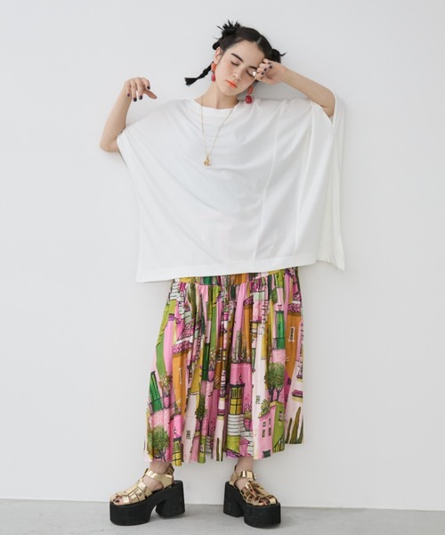 manana suerte（マニャーナスエルテ） tシャツ 半袖 アシンメトリー異