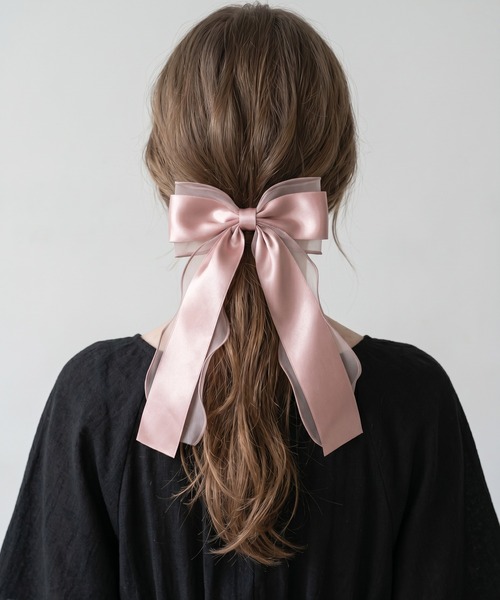 Lady Rora ヘアクリップ シエル リボン バレッタ : ZOZOTOWN Yahoo!店