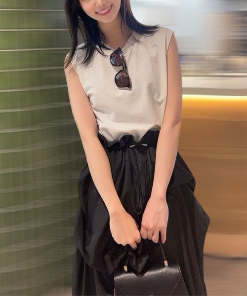 Human 2nd Occasion ワンピース ドッキングドロストワンピース