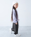 パンツ フリルとリボンがえらべる ミニ裏毛 ガ...の詳細画像3