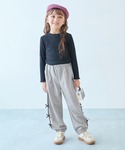 パンツ フリルとリボンがえらべる ミニ裏毛 ガ...の詳細画像5