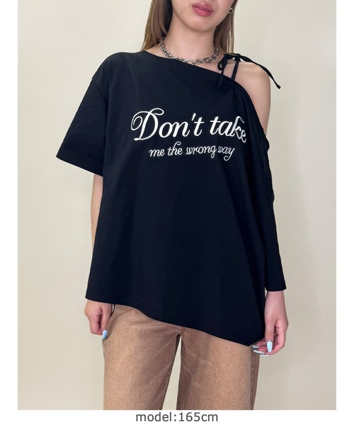 「EGOIST」 半袖Tシャツ FREE ネイビー レディース_画像9