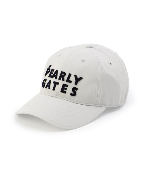 PEARLY GATES（パーリーゲイツ） キャップ 帽子 メンズ ステッチロゴ