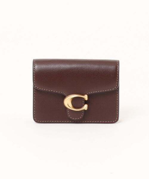 日本限定モデル！新品 COACH コーチ 名刺入れ カードケース ブラウン COACH（コーチ） カードケース タビー カード ケース : ZOZOTOWN Yahoo