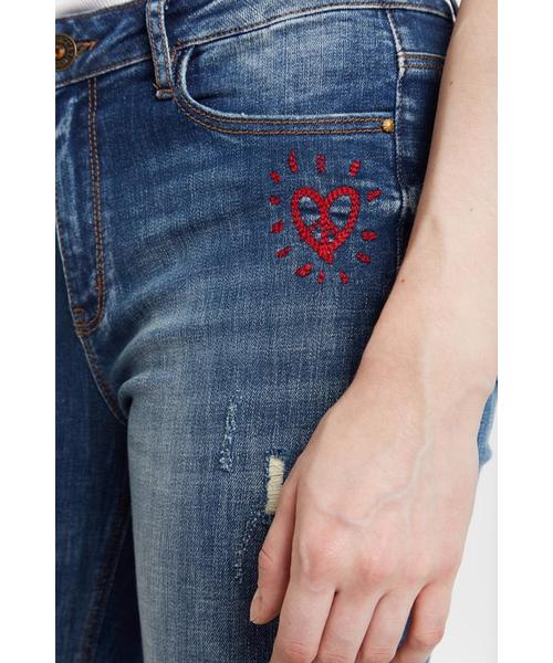 なりますの パンツ Alba Zozotown Paypayモール店 通販 Paypayモール デニム ジーンズ 刺繍