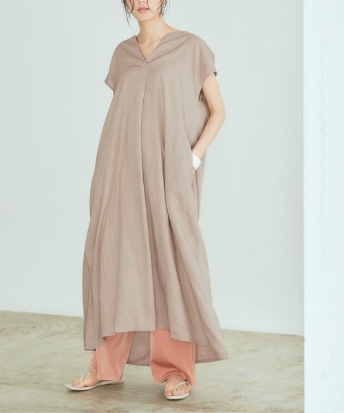 ワンピース フレンチスリーブスキッパーリラックスワンピース Zozotown Paypayモール店 通販 Paypayモール