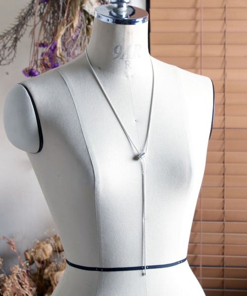 ネックレス 「YArKA/ヤーカ」code stopper lariet/「SPRE」/コードストッパーラリエット silver925の画像
