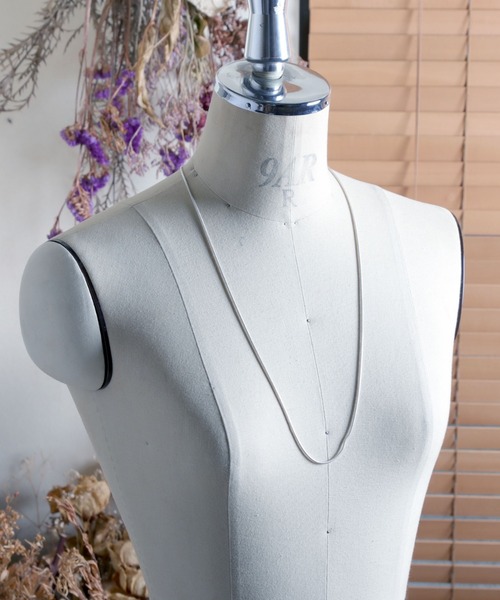 ネックレス 「YArKA/ヤーカ」code stopper lariet/「SPRE」/コードストッパーラリエット silver925の画像