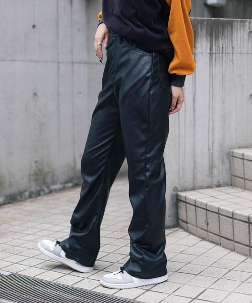 Wrangler（ラングラー） パンツ Wrangler Womens SYNTHETIC LEATHER