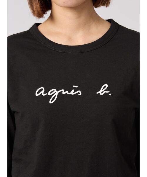 agnes b.（アニエスベー） tシャツ S137 TS ロゴTシャツ レディース