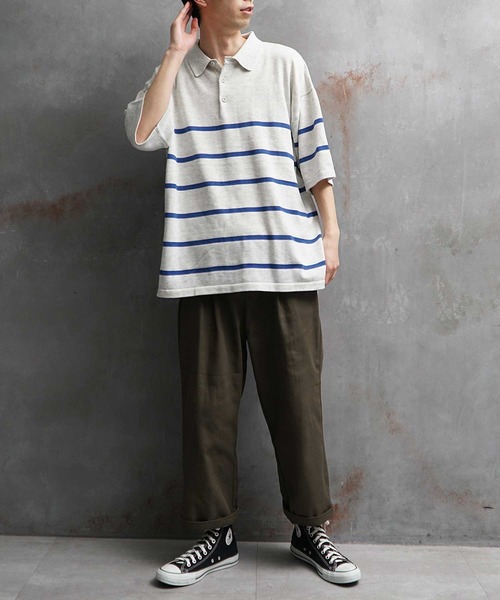 Joker Brand ボーダーポロシャツ ボーダーポロシャツ DIVINER GOLF トップス｜【公式】joker（ジョーカー）