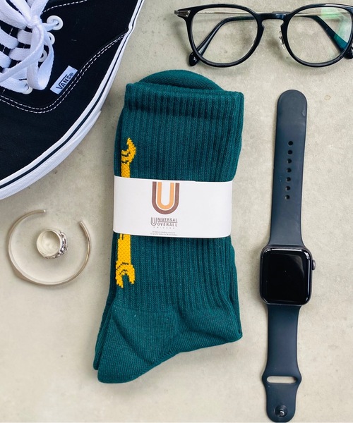 靴下 UNIVERSAL OVERALL/ クルーソックス ガレージリブ / LU014 64528417ZOZOTOWN Yahoo